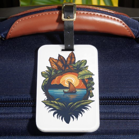 アイランドドリームズザフレンズカリブのコレクション ラゲッジタグ (正面インサイチュ2)