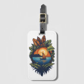 アイランドドリームズザフレンズカリブのコレクション ラゲッジタグ (正面縦)