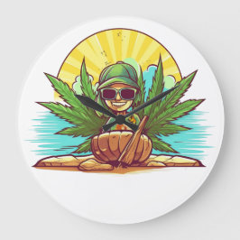 アイランドドリームズザフレンズカリブのコレクション ラージ壁時計