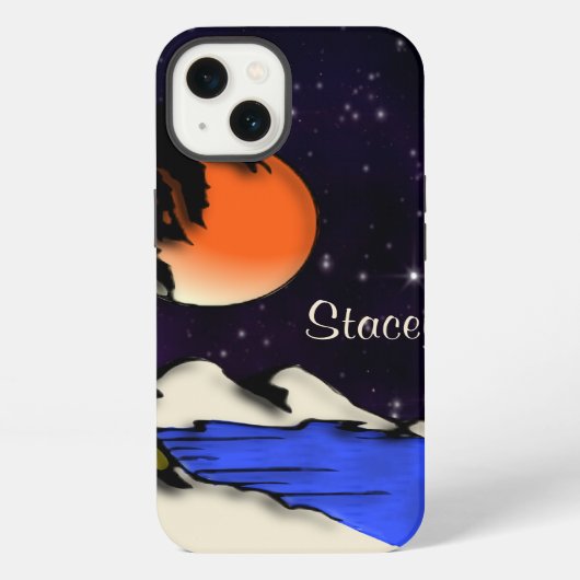 アイランドナイトパーソナル iPhoneケース (裏面)