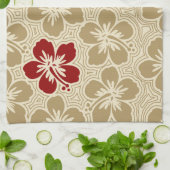 アイランドハイビスカスハワイアンキッチンタオル キッチンタオル (折り畳み)