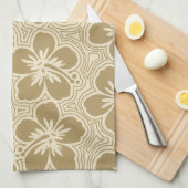 アイランドハイビスカスハワイアンキッチンタオル キッチンタオル (四つ折り)