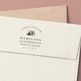 アイランドハイビスカス差出人住所 セルフインキングスタンプ