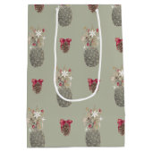 アイランドパインズ、ハワイアンスタイルクリスマス ミディアムペーパーバッグ (裏面)