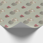 アイランドパインズ、ハワイアンスタイルクリスマス ラッピングペーパー (角)