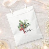 アイランドパラダイスバードトロピカル結婚フローラ フェイバーバッグ (クリップ留めされた状態)