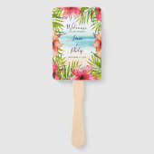 アイランドパラダイスビーチトロピカルウェディングパーティー ハンドファン (正面)