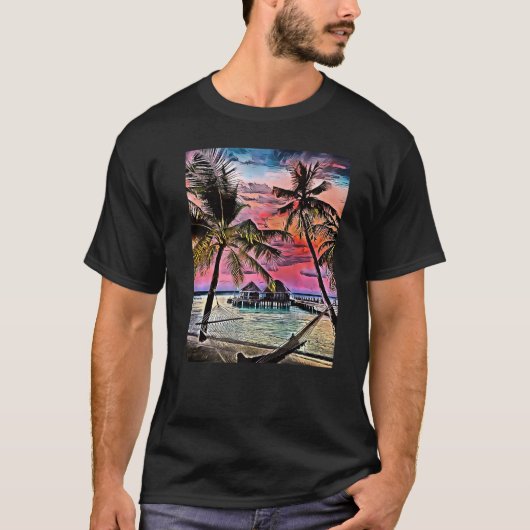 アイランドパラダイスモルディブ1 Tシャツ (正面)