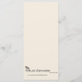 アイランドパラダイス結婚のメニュー メニュー (裏面)