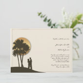 アイランドパラダイス結婚式招待状 招待状 (スタンド正面)