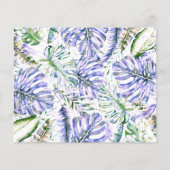 アイランドパープル薄紫トロピカルウェディング (裏面)