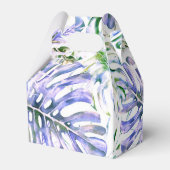 アイランドパープル薄紫トロピカルパ葉ームズ結婚の フェイバーボックス (裏面サイド)