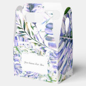 アイランドパープル薄紫トロピカルパ葉ームズ結婚の フェイバーボックス (オープン)