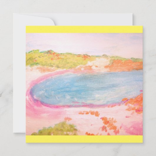 アイランドビーチ 招待状 (正面)