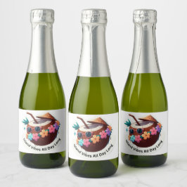 アイランドビーブココナッツ スパークリングワインラベル