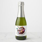 アイランドビーブココナッツ スパークリングワインラベル (正面)