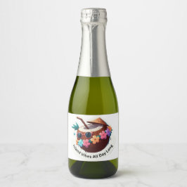 アイランドビーブココナッツ スパークリングワインラベル