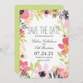 アイランドフラワーガーデン |日付の保存 セーブザデート (正面/裏面)