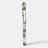 アイランドフローラハワイアンハイビスカスピンストリップグレー Case-Mate iPhoneケース (裏面 / 左)