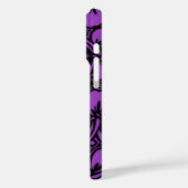 アイランドフローラハワイアンハイビスカスピンストリップパープル Case-Mate iPhoneケース (裏面 / 左)