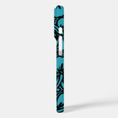 アイランドフローラハワイアンハイビスカスピンスプリップティール（緑がかった色） Case-Mate iPhoneケース (裏面 / 左)