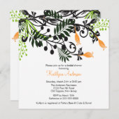 アイランドフローラフラワーズブライダルシャワー招待 招待状 (正面/裏面)