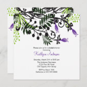 アイランドフローラフラワーズブライダルシャワー招待 招待状 (正面/裏面)