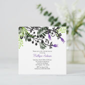 アイランドフローラフラワーズブライダルシャワー招待 招待状 (スタンド正面)