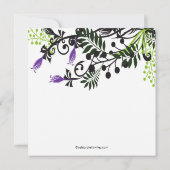 アイランドフローラフラワーズブライダルシャワー招待 招待状 (裏面)