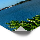 アイランドブリッジ、パールハーバー、ハワイのポスター ポスター (角)