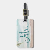 アイランドブリーズカスタムビーチハネムーントラベルMr. ラゲッジタグ (正面縦)