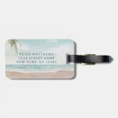 アイランドブリーズカスタムビーチハネムーントラベルMr. ラゲッジタグ (裏面横)