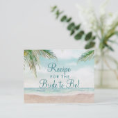 アイランドブリーズサンディビーチブライドへレシピカード 案内ポストカード (スタンド正面)