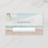 アイランドブリーズサンディビーチリザーブドシー結婚ズ プレイスカード (正面)