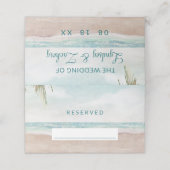 アイランドブリーズサンディビーチリザーブドシー結婚ズ プレイスカード (外部開封)