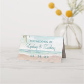 アイランドブリーズサンディビーチリザーブドシー結婚ズ プレイスカード (裏面)