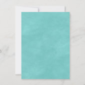 アイランドブリーズトロピカルビーチ結婚式ブライダルシャワー 招待状 (裏面)