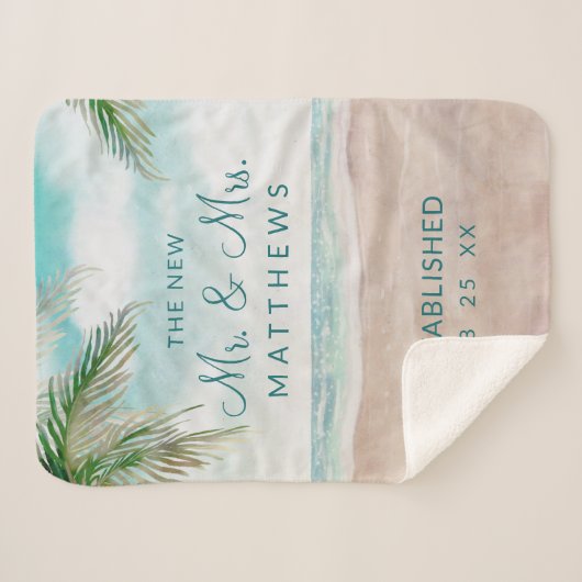 アイランドブリーズビーチザ・ニューMr.とミセス・ニューライヴァーズ シェルパブランケット (正面(横))