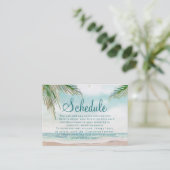 アイランドブリーズビーチショア結婚シーンのスケジュール エンクロージャーカード (スタンド正面)