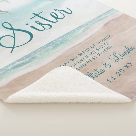 アイランドブリーズビーチトゥザシスターハートフェルト引用文 シェルパブランケット (3/4)