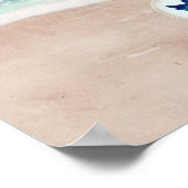 アイランドブリーズビーチ共有ザ結婚ラブズサイン ポスター (角)