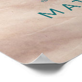 アイランドブリーズラブは甘い結婚トリートのサイン ポスター (角)