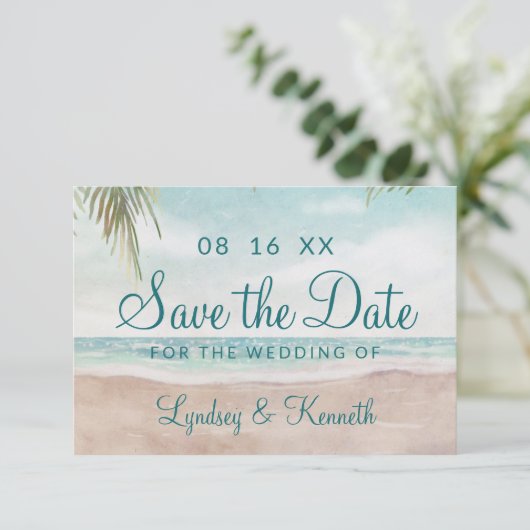 アイランドブリーズ絵を描ビーチシンシーントロピカル海 セーブザデート (スタンド正面)