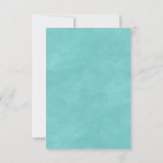 アイランドブリーズ色彩の鮮やかビーチシーン婚約パーティ 招待状 (裏面)