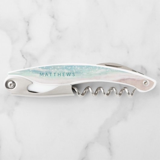 アイランドブリーズ色彩の鮮やかビーチシ結婚ンズモノグラム ソムリエナイフ (正面)