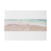 アイランドブリーズ色彩の鮮やかビーチシ結婚ンズモノグラム 招待状ベリーバンド (裏面例)