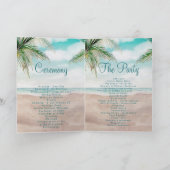 アイランドブリーズ色彩の鮮やかビーチシ結婚ーンの式典 プログラム (内部)