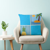 アイランドブルー クッション (椅子)