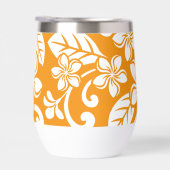 アイランドプルメリアのパターン（オレンジ） (右面)