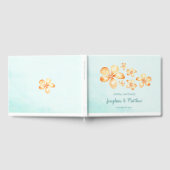 アイランドプルメリアウォーター結婚カラー ゲストブック (全面)